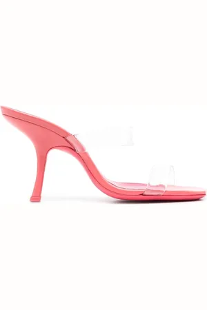 By Far Mules con tacco trasparente 95mm