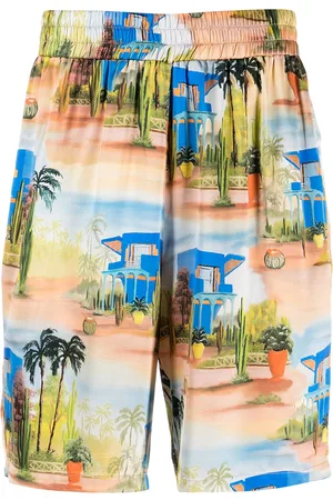 Les Benjamins Shorts con stampa tropicale