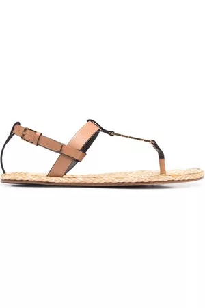 Saint Laurent Donna Sandali - Sandali Cassandra - Marrone