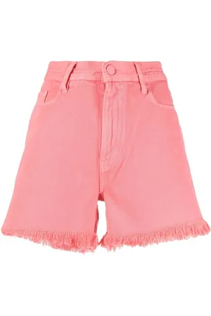 Jacob Cohen Shorts Bella con orlo sfrangiato