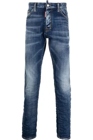 Dsquared2 Jeans skinny con effetto schiarito