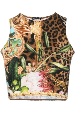 Philipp Plein Top corto con stampa