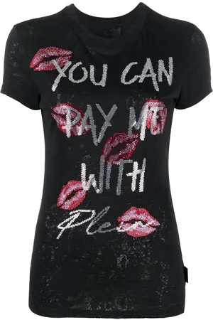 Philipp Plein T-shirt con strass