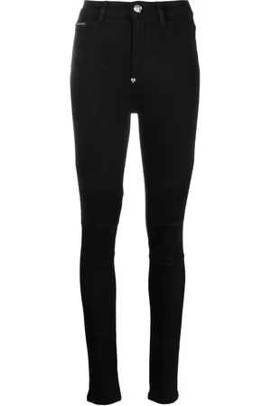 Philipp Plein Jeans biker a vita alta
