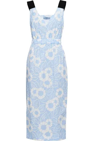 Prada Abito midi a fiori