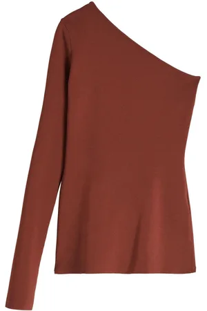 Victoria Beckham Top monospalla a coste