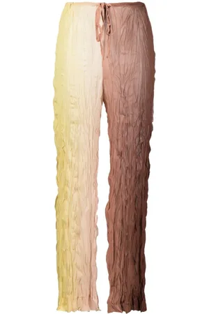 ERIKA CAVALLINI Pantaloni con effetto sfumato
