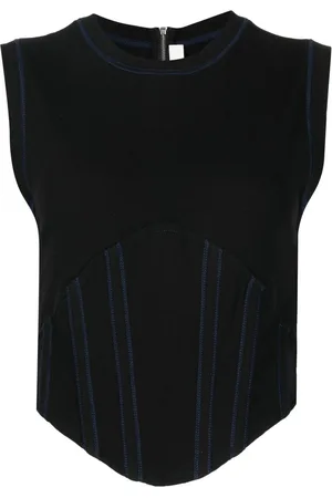 DION LEE Canotta a coste