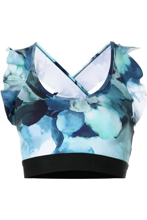 Marchesa Notte Reggiseno sportivo a fiori