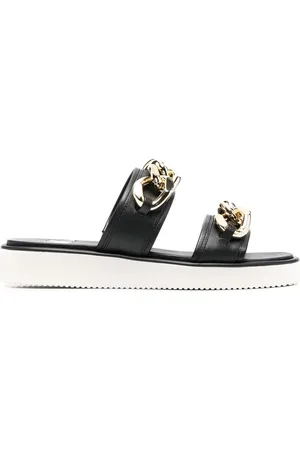 Michael Kors Sandali slides con catena Scarlett 30mm
