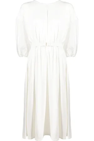 Moncler Abito midi con cintura