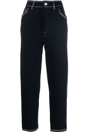 Barrie Pantaloni dritti a vita alta