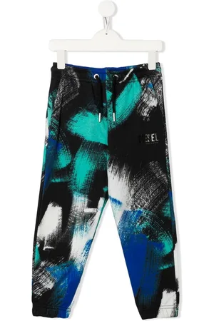 Diesel Pantaloni sportivi con fantasia tie dye