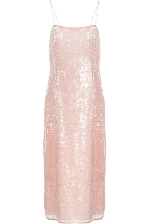 ADAM LIPPES Abito con paillettes - BLUSH
