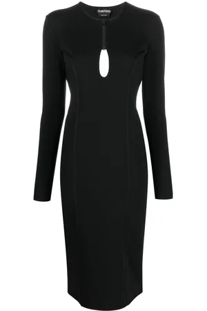 Tom Ford Abito midi con scollo a V
