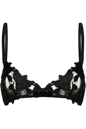 FLEUR DU MAL Reggiseno Lily con ricamo