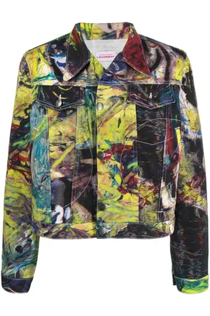 Charles Jeffrey Loverboy Giacca biker con stampa