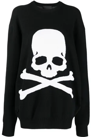 Philipp Plein Maglione Skull Bones girocollo