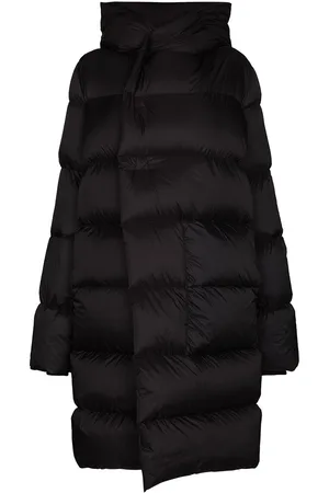 Rick Owens Piumino lungo con cappuccio