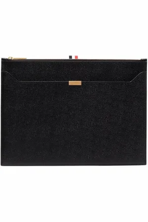 Thom Browne Clutch media con zip