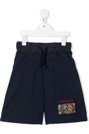 Roberto Cavalli Shorts sportivi con applicazione