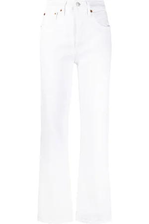 RE/DONE Jeans dritti a vita alta