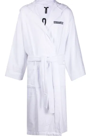 Dsquared2 Vestaglia con bagno ricamato