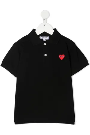 Comme des Garçons Polo con applicazione