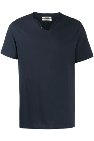 Zadig & Voltaire T-shirt Monastir con collo henley
