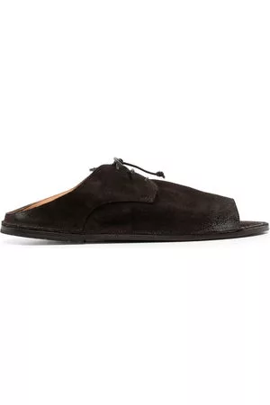 MARSÈLL Uomo Scarpe stringate e mocassini - Sandali slides con lacci - Marrone