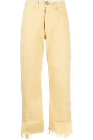 Jil Sander Pantaloni dritti a vita alta