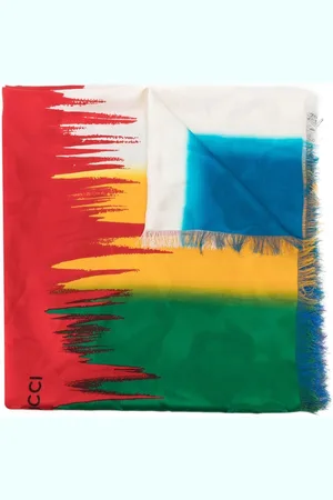 Gucci Foulard con stampa anni 