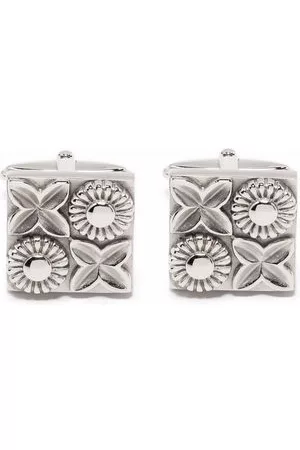 Lanvin Uomo Gemelli - Gemelli goffrati - Argento