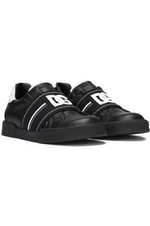 Dolce & Gabbana Sneakers senza lacci - Sneakers Sorrento senza lacci con logo - Nero