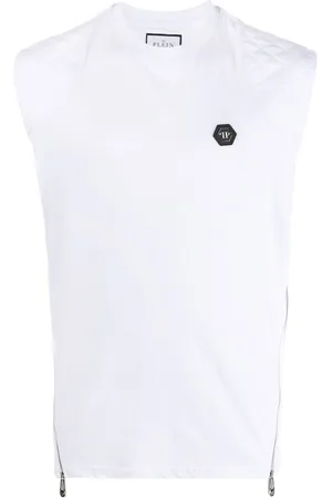 Philipp Plein Gilet trapuntato Hexagon