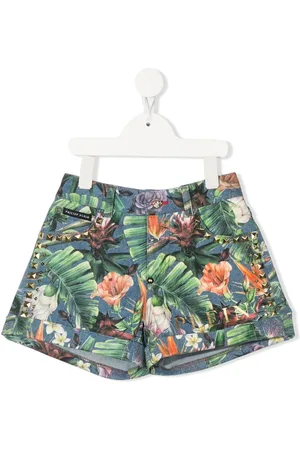 Philipp Plein Shorts a fiori