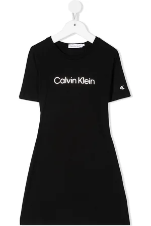 Calvin Klein Abito svasato con stampa