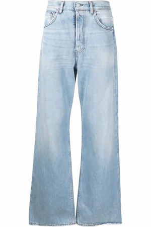 Acne Studios Jeans dritti con effetto vissuto