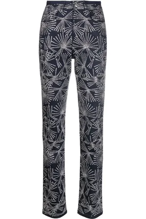 COPERNI Pantaloni dritti con cristalli