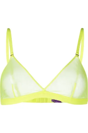MAISON CLOSE Reggiseno semi trasparente a triangolo