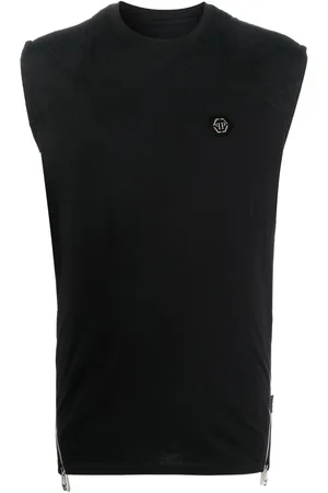 Philipp Plein Gilet trapuntato Hexagon