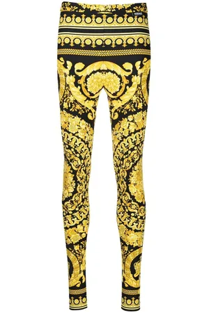 VERSACE Leggings Barocco con stampa