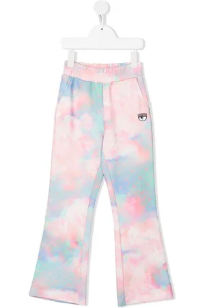 Chiara Ferragni Pantaloni con fantasia tie-dye