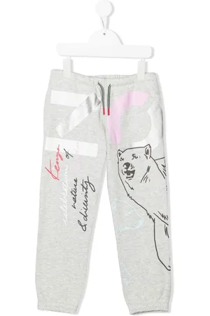 Kenzo Pantaloni sportivi con stampa