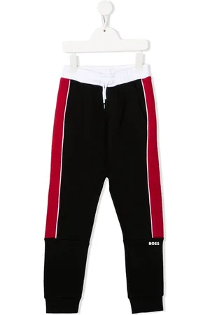 HUGO BOSS Pantaloni sportivi con banda laterale