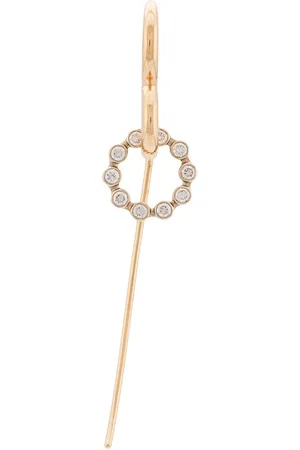 CHARLOTTE CHESNAIS Orecchino Swing in oro giallo 18kt con diamanti