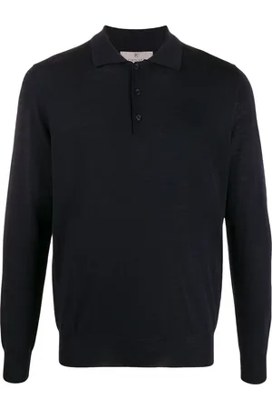 CANALI Polo in lana merino