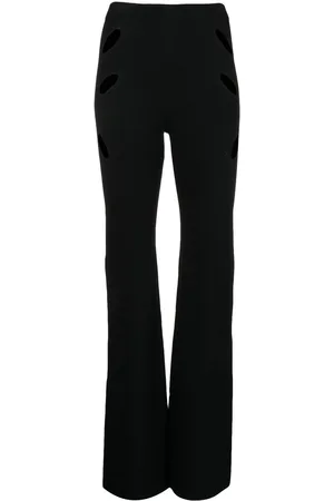 DION LEE Pantaloni Lock con spacco