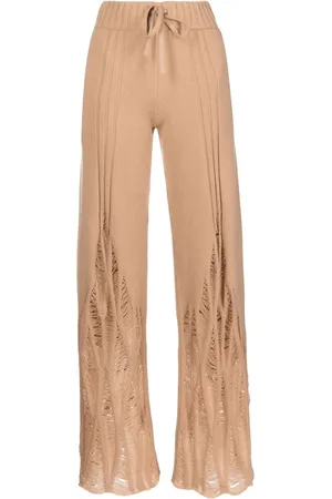 DION LEE Pantaloni con effetto vissuto