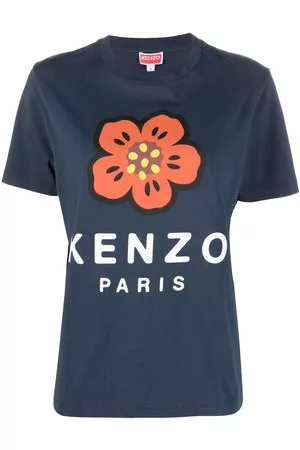 Kenzo Donna T-shirt - T-shirt con stampa - Blu